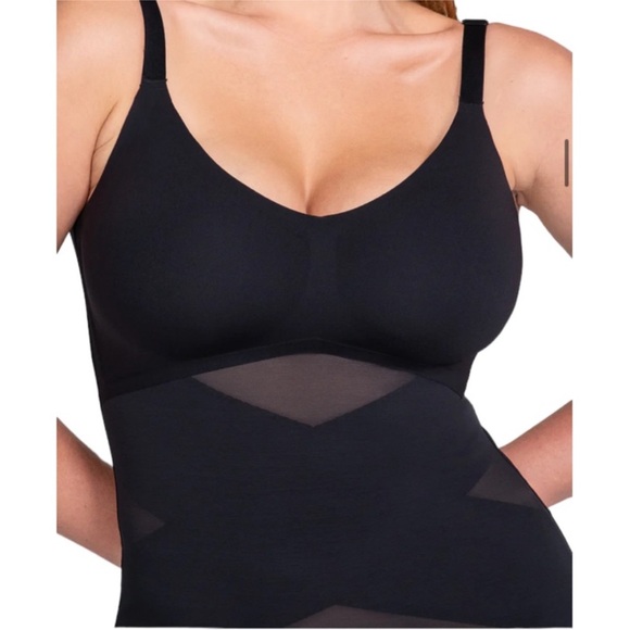 Honeylove Lift Wear Cami Runway Black Smoothing Shapewear Tank Top XL - Picture 4 of 13